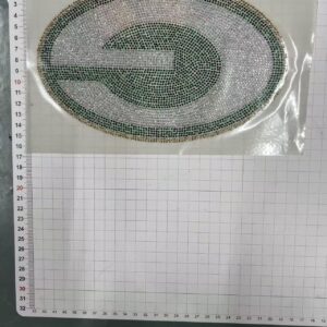 Green bay packers rhistone (5pcs)