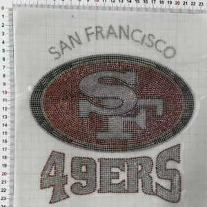 49ers rhistone (5pcs)