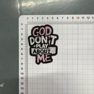 God don't play about me small patches