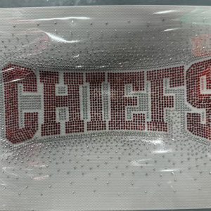 chiefs rhistone (5pcs)