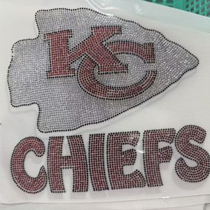 chiefs rhistone (5pcs)