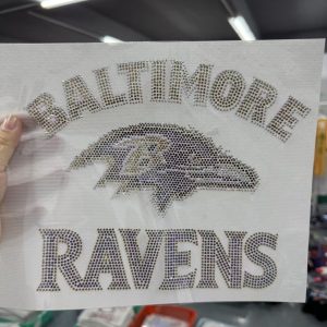 ravens rhistone (5pcs)