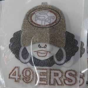 49ers rhistone (5pcs)