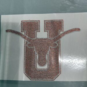 Texas Longhorns rhistone (5pcs)