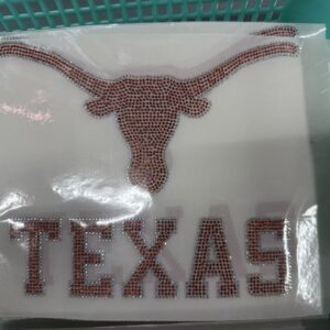 Texas Longhorns rhistone (5pcs)